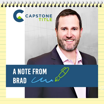 A Note from Brad